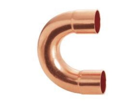 CURVA 180º CU 3/4 GRADO HECA TUBO COBRE PURO