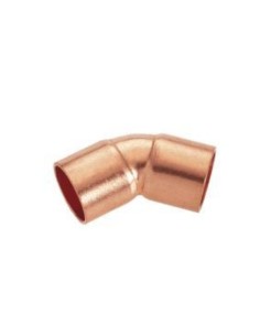 CURVA 45º H-H 41CU COBRE 1 PULGADA HECAPO