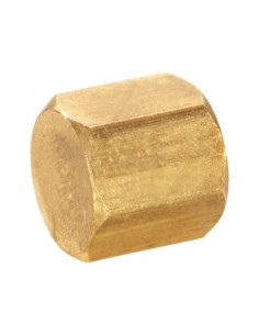 TAPÓN SAE-H 1/4 LATÓN HEMBRA CON JUNTA