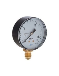 MANÓMETRO 63MM SECO HIDRÁULICO 0-16BAR