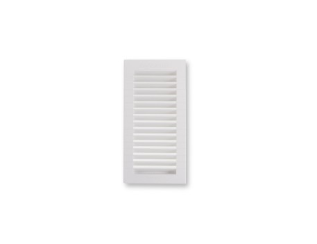 REJILLA EMPOTRAR 13.3X26CM CON MARCO ABS BLANCA