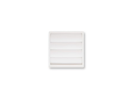 REJILLA EMPOTRAR Ø10-12CM LÁMINAS MÓVILES BLANCA