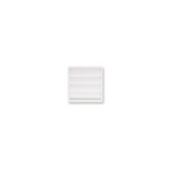 REJILLA EMPOTRAR Ø10-12CM LÁMINAS MÓVILES BLANCA