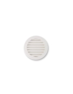REJILLA EMPOTRAR Ø12CM ABS BLANCA CON MOSQUITERA
