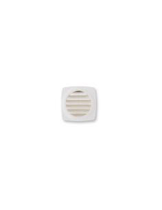 REJILLA EMPOTRAR CON CLIPSA Ø12CM ABS BLANCA