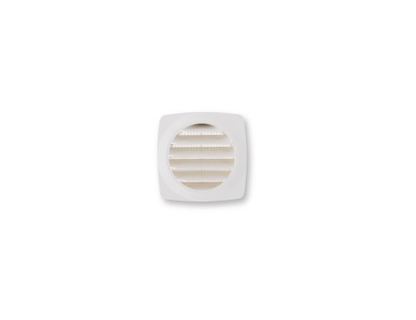 REJILLA EMPOTRAR CON CLIPSA Ø12CM ABS BLANCA