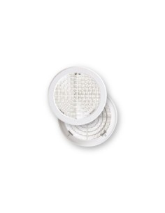 REJILLA EMPOTRAR CON CLIPSA Ø125MM BLANCA