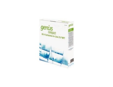 KIT 4 CARTUCHOS RECAMBIO 2.5 QF/SB GENIUS