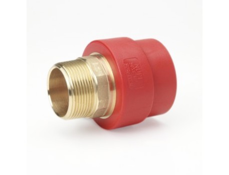 ENLACE MACHO SOCKET POLIPROPILENO 40X1 1/4
