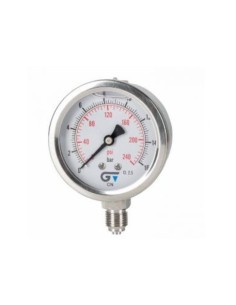MANÓMETRO GLICERINA Ø63 0-4/0-60PSI INOX GENEBRE