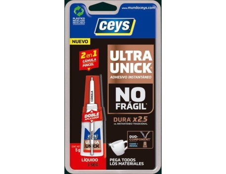 CEYS ULTRAUNICK LIQUIDO 2 EN 1 5G CÁNULA+PINCEL