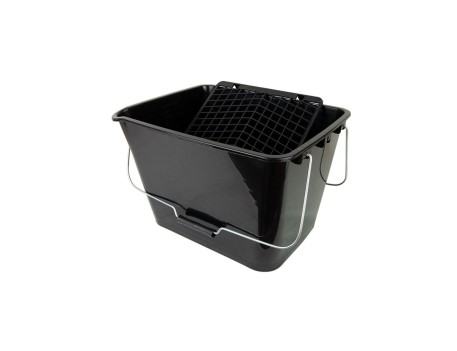 CUBETA CON REJILLA PLÁSTICO PROFESIONAL 16L