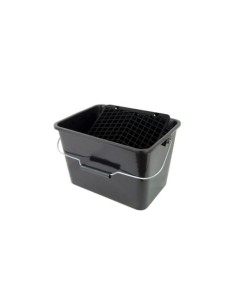 CUBETA CON REJILLA PLÁSTICO PROFESIONAL 7L