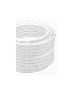 MT.TUBO PVC HIDROFLEX 40MM BLANCO ROLLO 50MT