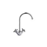 GRIFO FREGADERO BIMANDO CAÑO 180MM WITH2 ANTIGONA