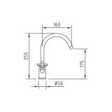 LAVABO COMPACTO 175MM WITH2 MOREA 97001