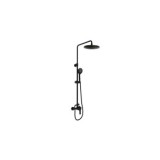 CONJUNTO MAMPOSTA DUCHA EXTENSIBLE NEGRO GOI2