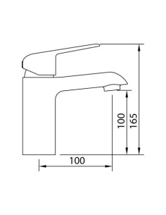 MONOMANDO LAVABO 100MM START ELEGANCE PREMIUM 2