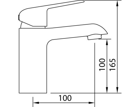 MONOMANDO LAVABO 100MM START ELEGANCE PREMIUM
