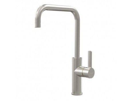 GRIFO FREGADERO ALPINA BRUSHED NICKEL DERECHA