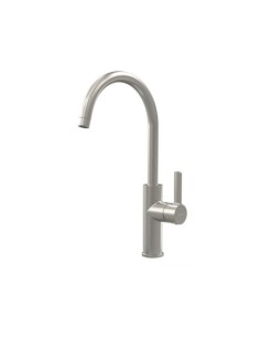 GRIFO FREGADERO ALPINA BRUSHED NICKEL REDONDO