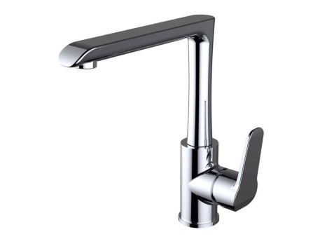 GRIFO FREGADERO CAÑO FUNDIDO START ELEGANCE NEGRO