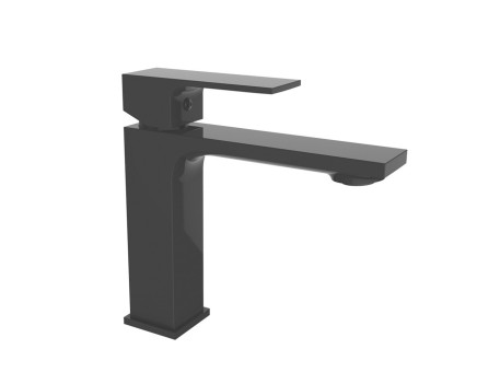 MONOMANDO LAVABO SAONA SLIM NEGRO 115MM