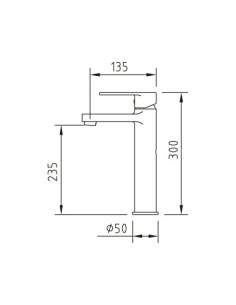 MONOMANDO LAVABO 235MM EC3 ARTIC XTREME 2