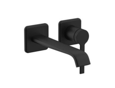 MONOMANDO LAVABO EMPOTRAR NEGRO VELVET I CROMADO