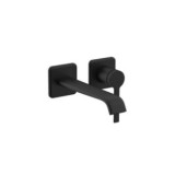 MONOMANDO LAVABO EMPOTRAR NEGRO VELVET I CROMADO