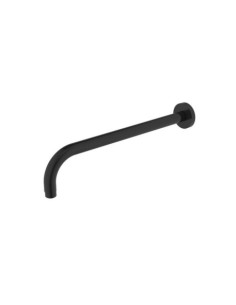 BRAZO ROCIADOR LATÓN MURAL 33CM NEGRO LUZIA