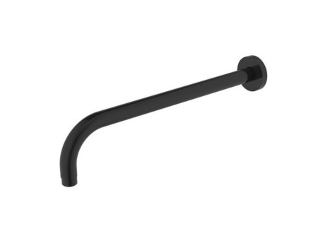 BRAZO ROCIADOR LATÓN MURAL 33CM NEGRO LUZIA