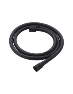 FLEXO DUCHA PVC NEGRO 1.75M 1/2H