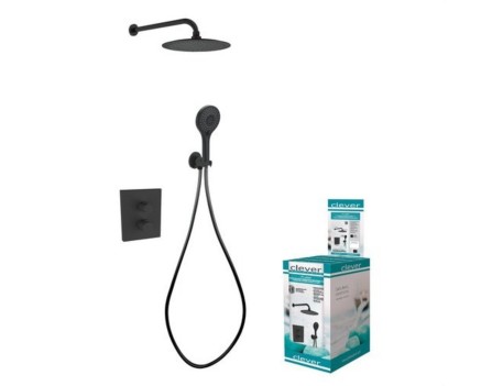 CONJ. TERM. DUCHA EMP. 2V NEGRO UP! URBAN BOX