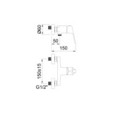 MM DUCHA N PANAM EVO XTREME CLEVER 60531