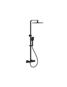 CONJUNTO TERMOSTÁTICO DUCHA NINE EXTREME NEGRO