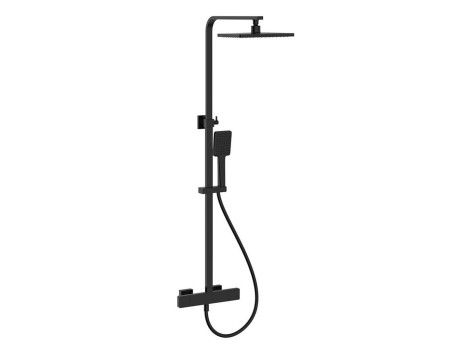 CONJUNTO TERMOSTÁTICO DUCHA NINE EXTREME NEGRO