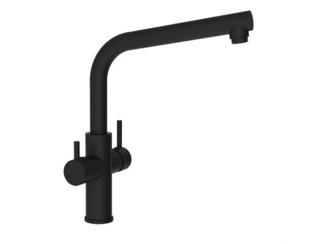 MONOMANDO FREGA 3 VIAS OSMOSIS NEGRO 517X212MM
