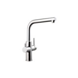 MONOMANDO FREGADERO 3 VÍAS METAL FREE CR SILICONA