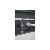 MONOMANDO FREGADERO 3 VÍAS METAL FREE CR SILICONA
