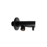 VÁLVULA ESCUADRA AMÉRICA 1/2 X 3/8 NEGRA