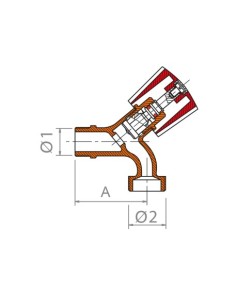 GRIFO LAVADORA SIMPLE 1/2 X 3/4 CROMADO 2