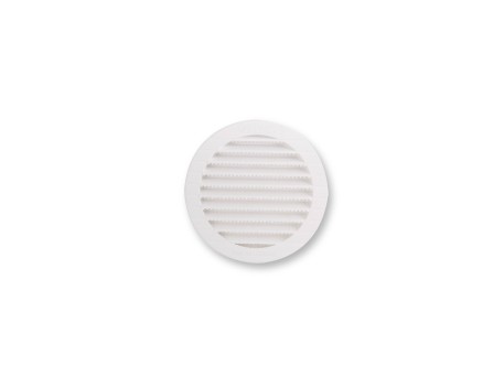 REJILLA EMPOTRAR Ø15CM ABS BLANCA CON MOSQUITERA