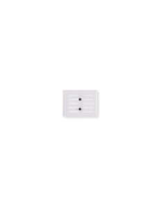 REJILLA REGULABLE ALUMINIO 17X13CM BLANCA 0.8MM
