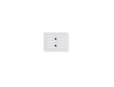 REJILLA REGULABLE ALUMINIO 17X13CM BLANCA 0.8MM
