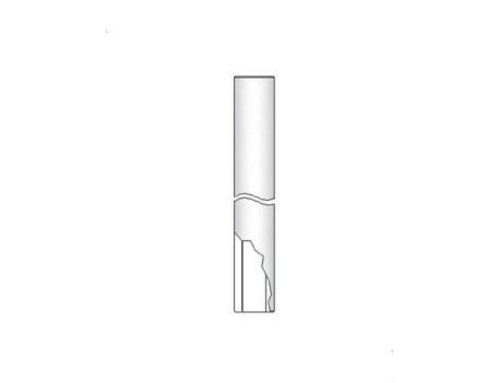 TUBO PROLONGADOR ACERO VITRIFICADO 1 METRO
