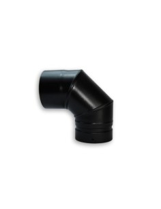 VB CODO 90º D.200 VITRIF. NEGRO MATE CONVESA