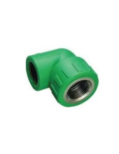CODO PPR ROSCA HEMBRA HEXAGONAL 32MM 1 PULGADA EGB