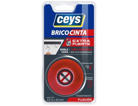 BRICOCINTA EXTRAFUERTE TRANSPARENTE 1.5M