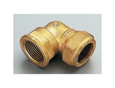 RACOR CODO CON ANILLO PARA COBRE 22X1 H